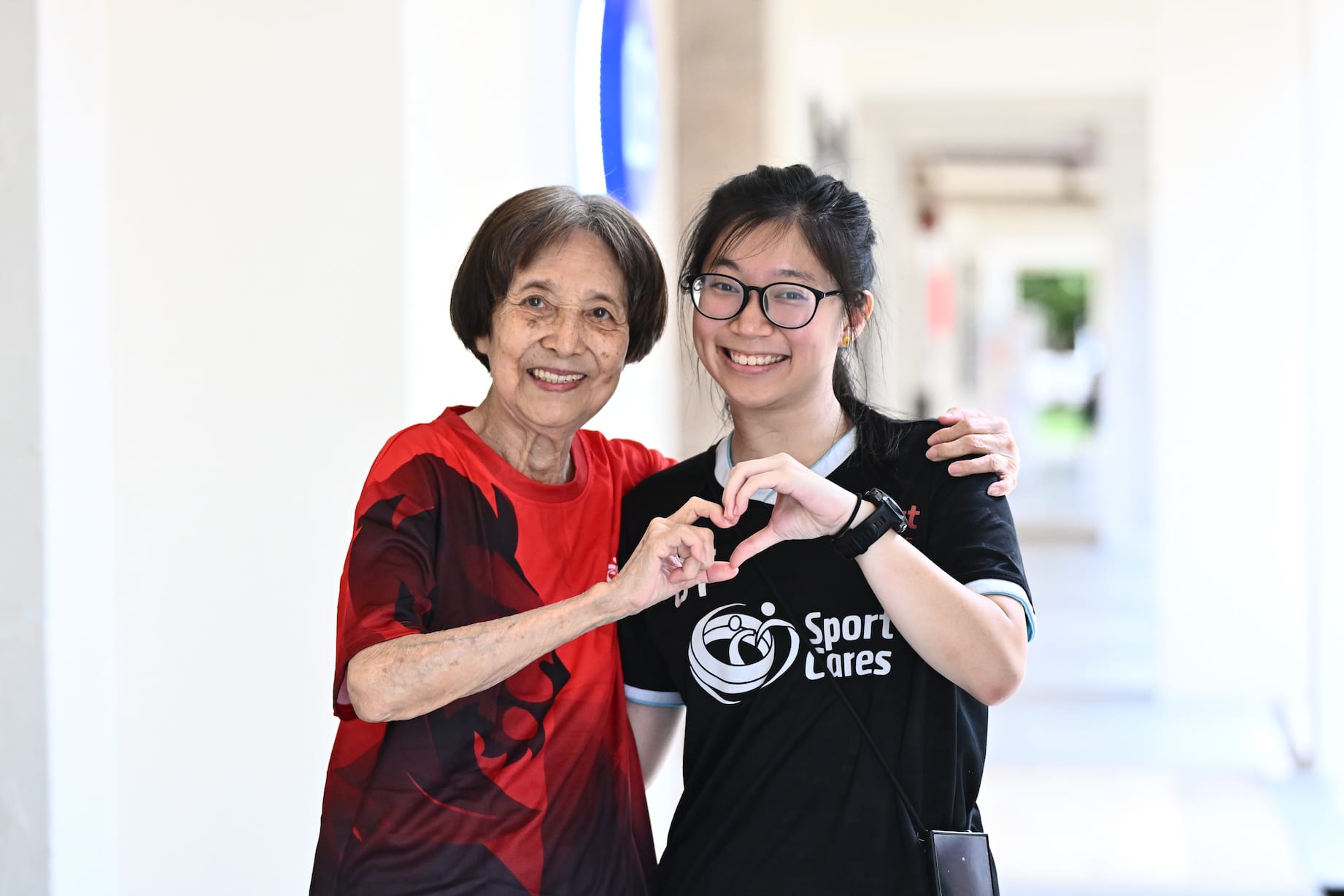 SportCare Staff with participant